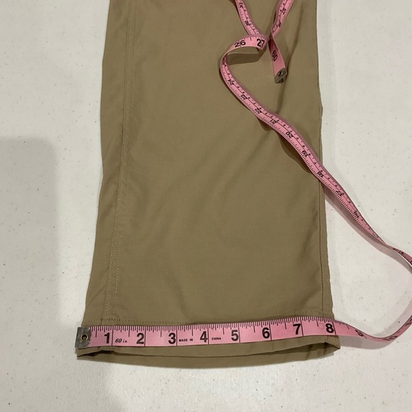 Duluth Trading Co. Cargo Pants Tan Elastic Back Waist Nylon Men’s Med Waist 30 L - Picture 10 of 16